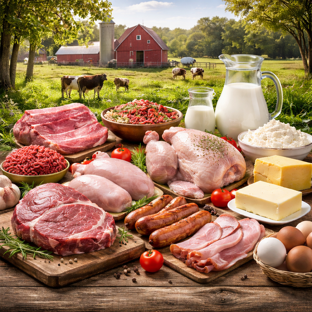 Meat, Poultry & Dairy
