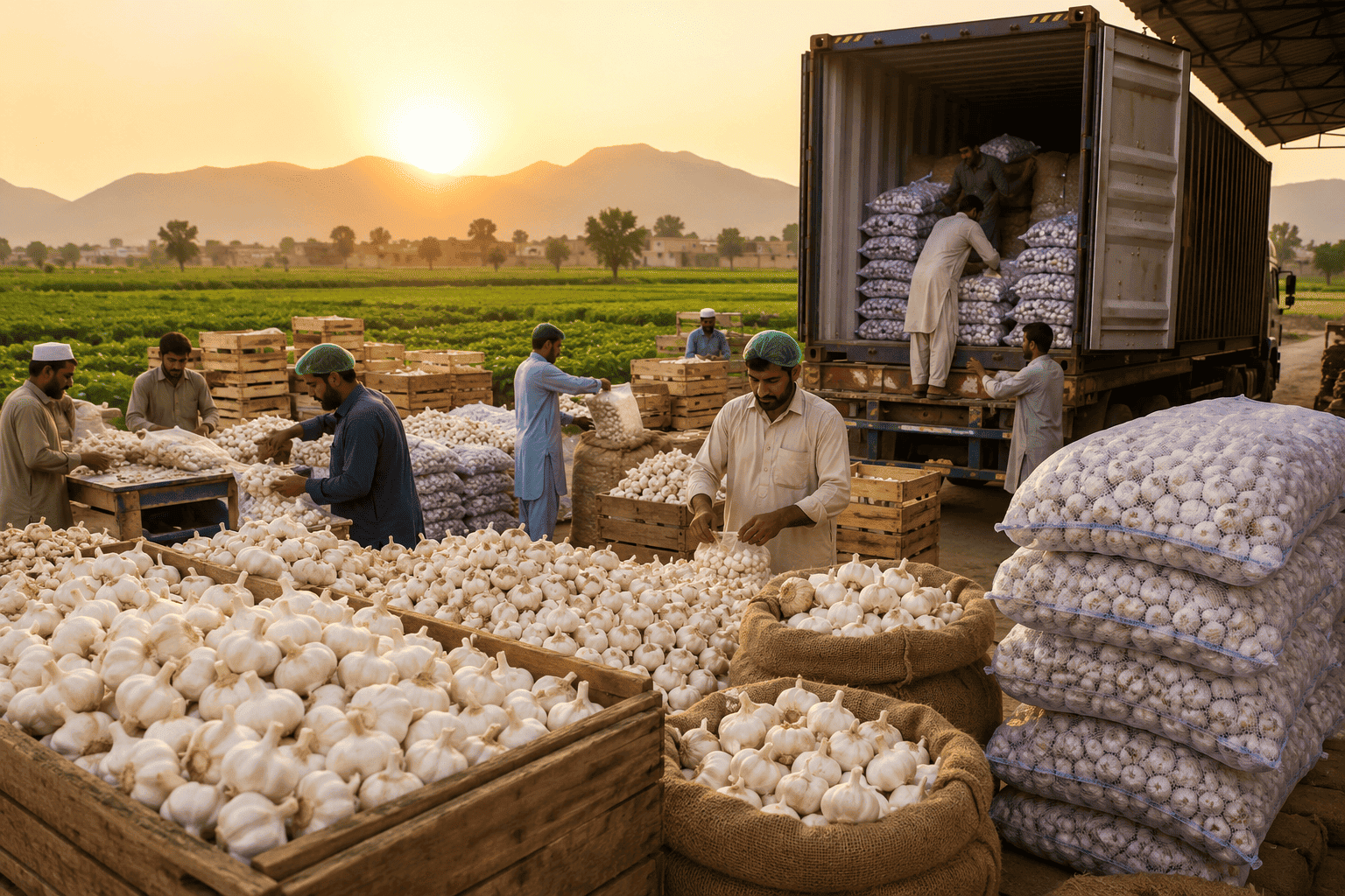 Garlic Export in Pakistan