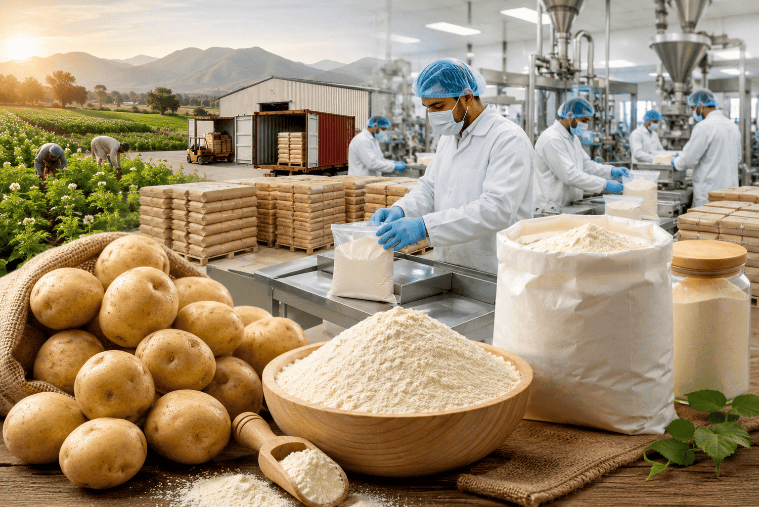 Potato Powder Export